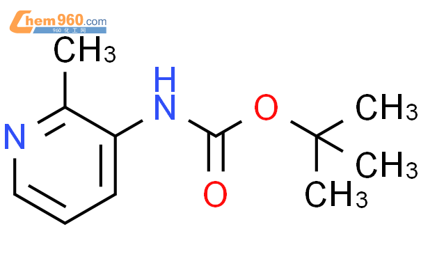 2-甲基吡啶-3-氨基甲酸叔丁酯结构式图片|1219095-87-0结构式图片