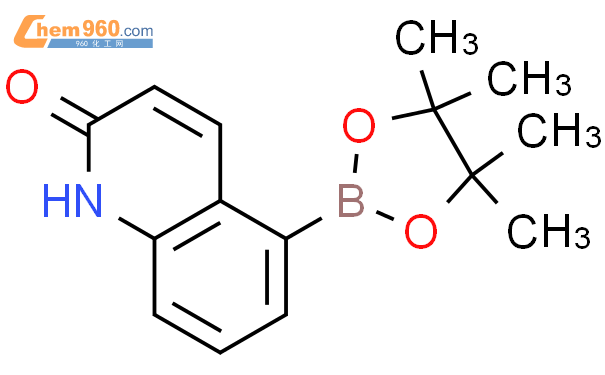 2-喹啉酮-5-硼酸酯结构式图片|1219130-53-6结构式图片