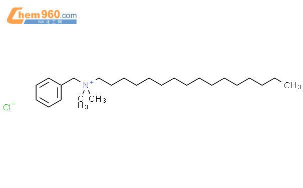十六烷基二甲基苄基氯化铵结构式图片|122-18-9结构式图片