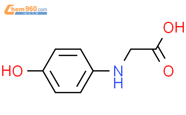 N-(4-羟苯基)甘氨酸结构式图片|122-87-2结构式图片