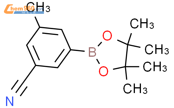 3-甲基-5-(4,4,5,5-四甲基-1,3,2-二氧杂环戊硼烷-2-基)苄腈