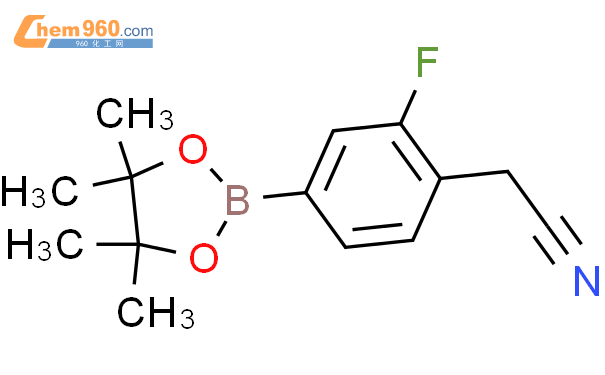 4-Cyanomethyl-3-fluorobenzeneboronic acid pinacol ester