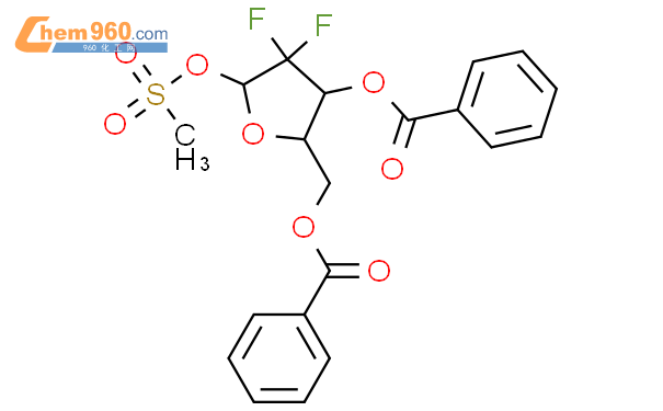 2-脱氧-2,2-二氟-D-赤式-五呋喃糖-3,5-二苯甲酯-1-甲磺酸酯