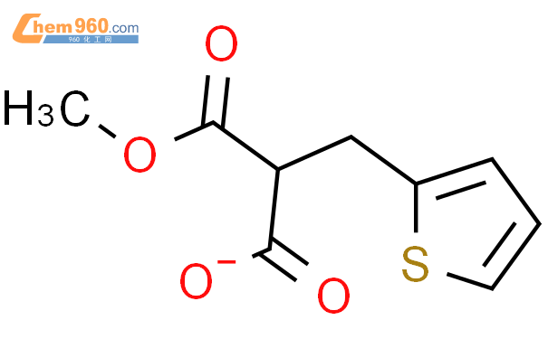 噻吩甲基丙二酸酐乙酯结构式图片|122308-24-1结构式图片