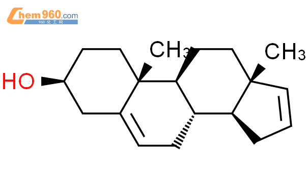 1224-94-8,Androsta-5,16-dien-3-ol,(3尾)-化学式、结构式、分子式、mol – 960化工网