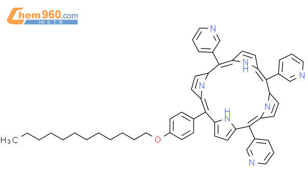 5,10,15-tri(3-pyridyl)-20-(4-dodecyloxyphenyl)porphin