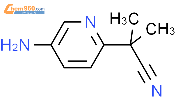 2-(5-氨基吡啶-2-基)-2-甲基丙腈结构式图片|1226776-95-9结构式图片