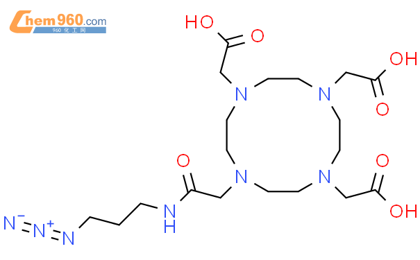 1,4,7,10-Tetraazacyclododecane-1-acetic acid, 4-[2-[(3-azidopropyl)amino]-2-oxoethyl]-7,10-bis(carboxymethyl)-