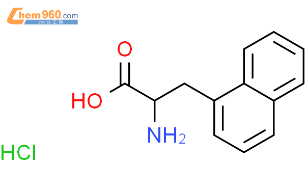 3-(1-萘基)-L-丙氨酸盐酸盐结构式图片|122745-10-2结构式图片