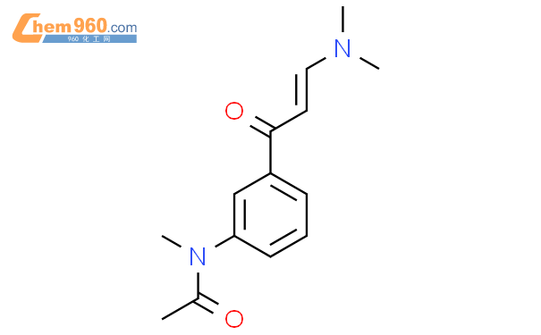(E)-N-(3-(3-(二甲基氨基)丙烯酰基)苯基)-N-甲基乙酰胺结构式图片|1227694-88-3结构式图片