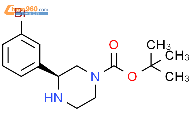 tert-butyl (3S)-3-(3-bromophenyl)piperazine-1-carboxylate