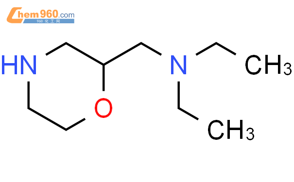 二乙基吗啉-2-甲胺结构式