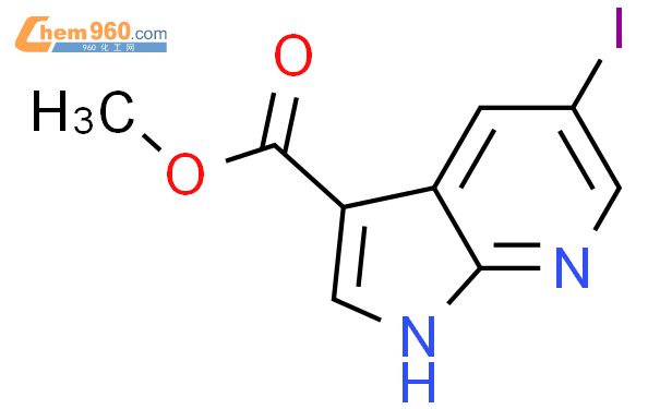 Methyl 5-iodo-1H-pyrrolo[2,3-b]pyridine-3-carboxylate结构式图片|1234615-78-1结构式图片