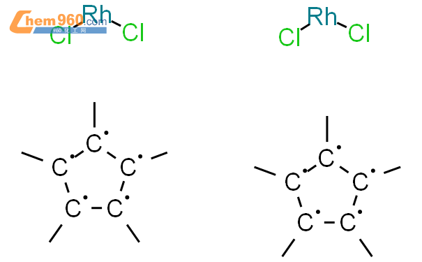 二氯五甲基茂基合铑(III)二聚体结构式图片|12354-85-7结构式图片
