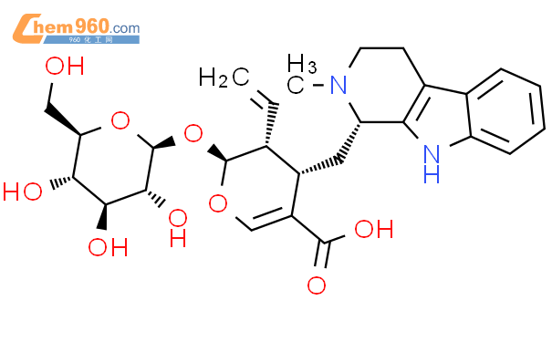 123828-68-2_2H-Pyran-5-carboxylicacid, 3-ethenyl-2-(b-D ...