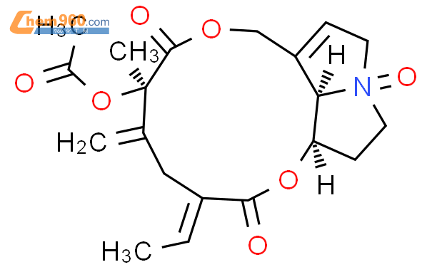 乙酰化千里光菲灵碱氮氧化物结构式图片|123844-00-8结构式图片
