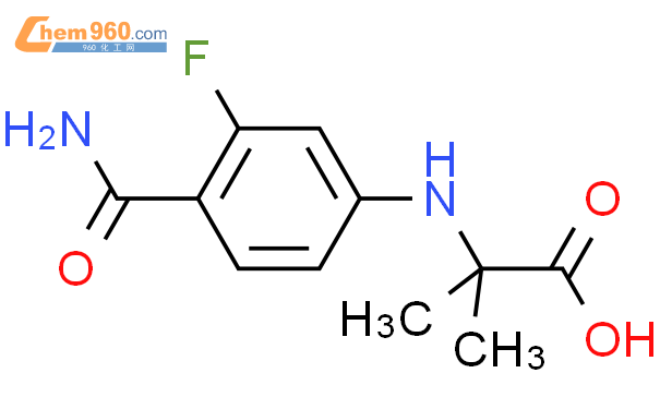 N-[4-(Aminocarbonyl)-3-fluorophenyl]-2-methylalanine 