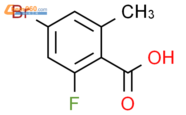 2-甲基-4-溴-6-氟苯甲酸
