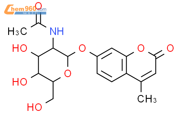 4-甲基-2-氧代-2H-苯并吡喃-7-基2-乙酰氨基-2-脱氧吡喃己糖苷