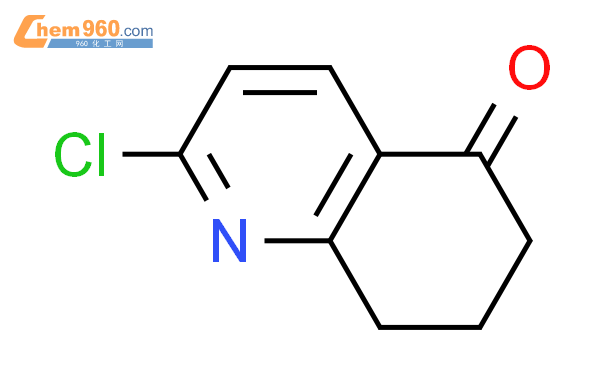 2-氯-7,8-二氢-6H-喹啉-5-酮结构式图片|124467-36-3结构式图片