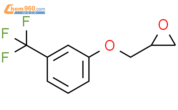 (r)-2-((3-(三氟甲基)苯氧基)甲基)環氧乙烷結構式