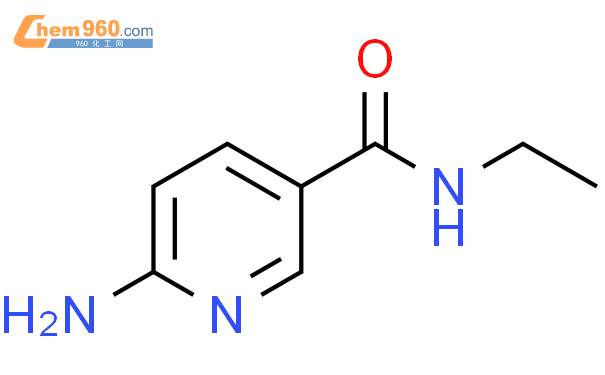 6-氨基-n-乙基煙酰胺結構式圖片