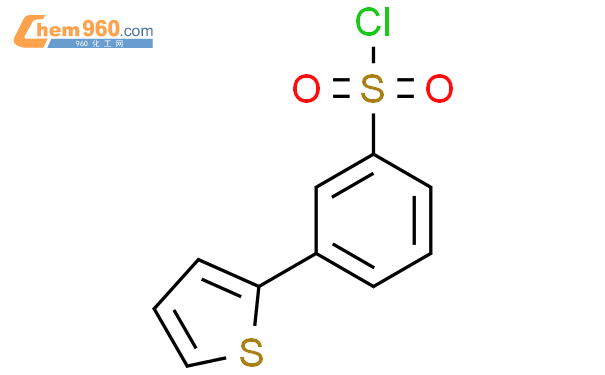 3-(thiophen-2-yl)benzene-1-sulfonyl chloride