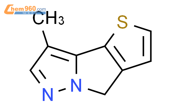 1252590 93 4 3 Methyl 7h Thieno[2 3 3 4]pyrrolo[1 2 B]pyrazole化学式、结构式