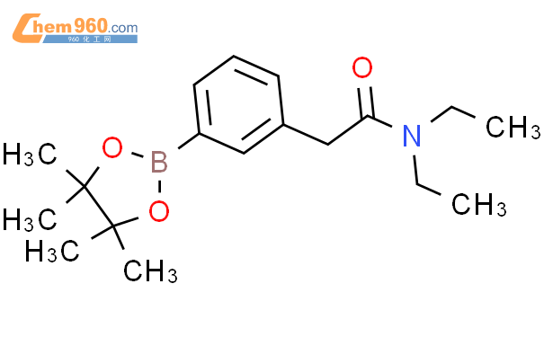 3-(Nn-二乙基氨基甲酰甲基)苯硼酸频那醇酯