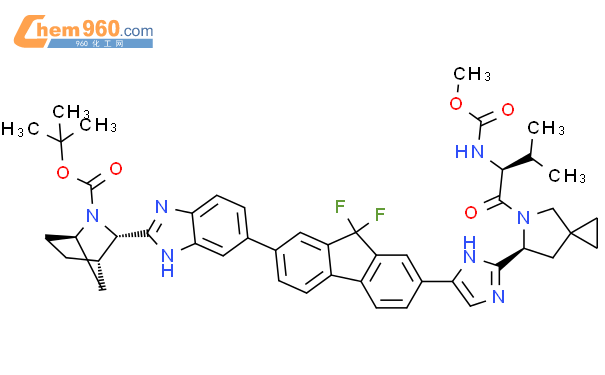 (1R,3S,4S)-2-叔丁氧羰基-3-(5-(9,9-二氟-7-(2-((S)-5-((S)-2-(甲氧羰酰胺基)-3-甲基丁酰基)-5-氮杂螺[2.4]庚烷-6-基)-1H-咪唑-5-基)-9H-芴-2-基)-1H-苯并[D]咪唑-2-基)-2-氮杂双环[2.2.1]庚烷,雷迪帕维 中间体