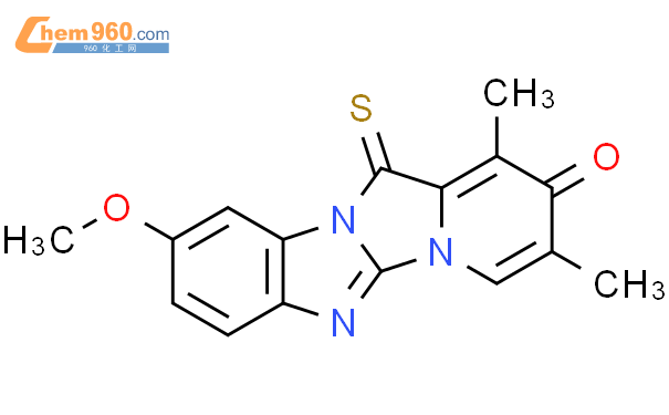 9-甲氧基-1,3-二甲基-12-硫代-吡啶并[1',2':3,4]咪唑并[1,2-A]苯并咪唑-2(12H)-酮