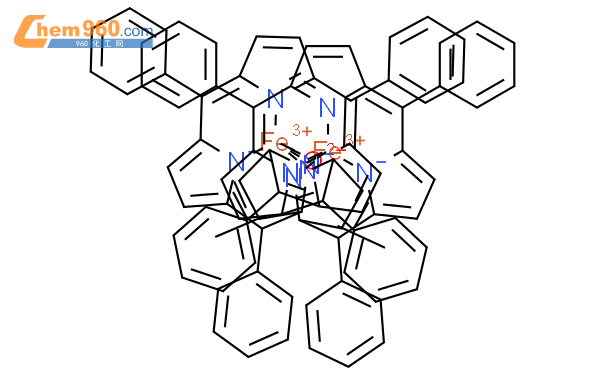 间-四苯基卟吩-^-氧化铁(III)二聚体结构式图片|12582-61-5结构式图片
