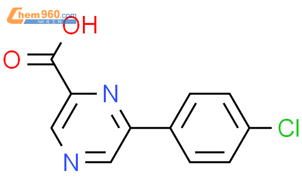 6-?(4-?chlorophenyl)?-2-?Pyrazinecarboxylic acid结构式图片|1258850-50-8结构式图片