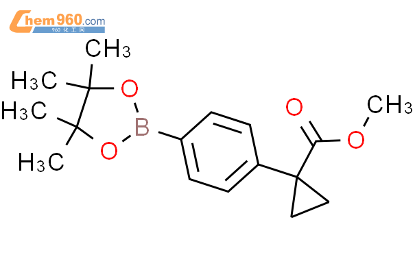 甲基 1-[4-(4,4,5,5-四甲基-1,3,2-二噁硼烷-2-基)苯基]环丙烷-1-羧酸