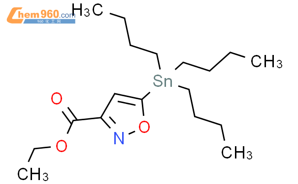 5-恶唑三丁基锡甲酸乙酯结构式图片|126085-91-4结构式图片