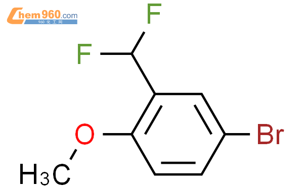 4-溴-2-二氟甲基苯甲醚结构式图片|1261512-49-5结构式图片