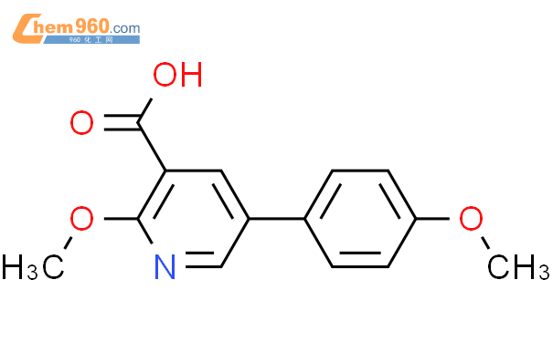 2-methoxy-5-(4-methoxyphenyl)pyridine-3-carboxylic acid