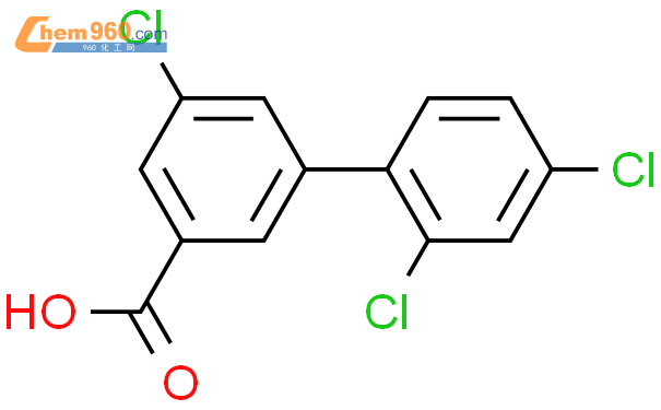 3 chloro 5 2 4 dichlorophenyl benzoic acidCAS号1261911 18 5 960化工网