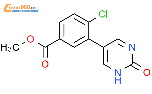 1261924 00 8 methyl 4 chloro 3 2 oxo 1H pyrimidin 5 yl benzoateCAS号 1261924 00 8 methyl 4