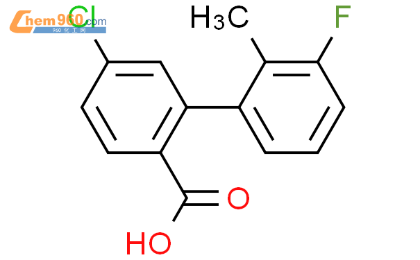 1261925-87-4,4-chloro-2-(3-fluoro-2-methylphenyl)benzoic Acid化学式、结构式、分子 ...