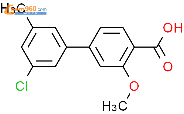 4-(3-chloro-5-methylphenyl)-2-methoxybenzoic acid