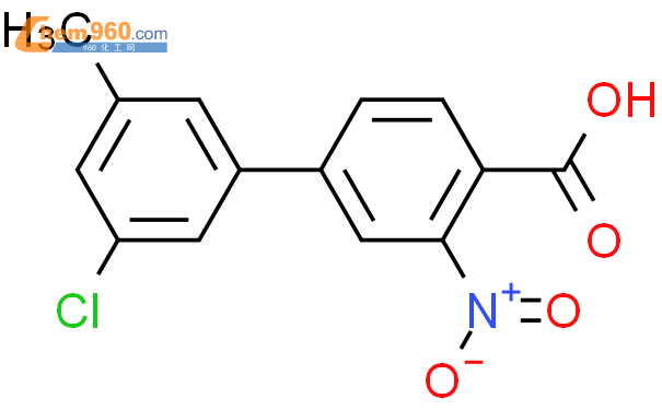 4-(3-chloro-5-methylphenyl)-2-nitrobenzoic acid