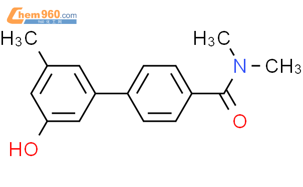 4-(3-hydroxy-5-methylphenyl)-N,N-dimethylbenzamide