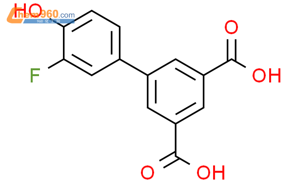 5-(3-fluoro-4-hydroxyphenyl)benzene-1,3-dicarboxylic acid