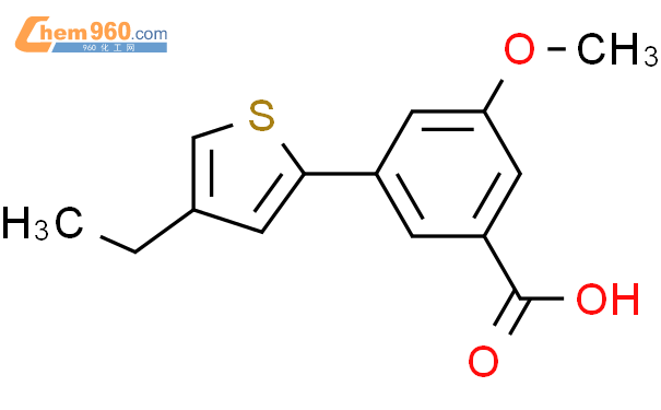 1261969-91-8-3-4-ethylthiophen-2-yl-5-methoxybenzoic-acidcas-1261969