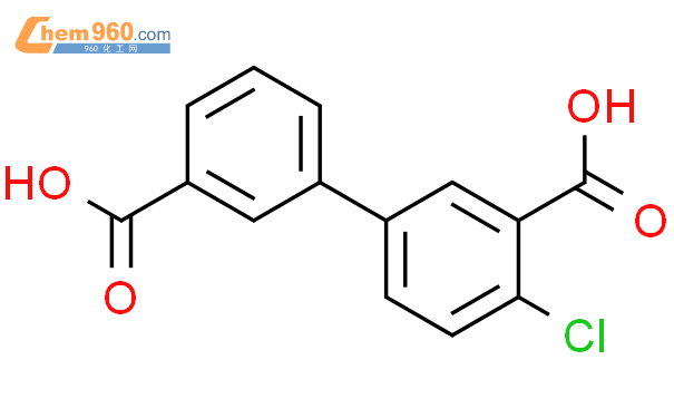 1261983-10-1,5-(3-carboxyphenyl)-2-chlorobenzoic acid化学式、结构式、分子式、mol ...