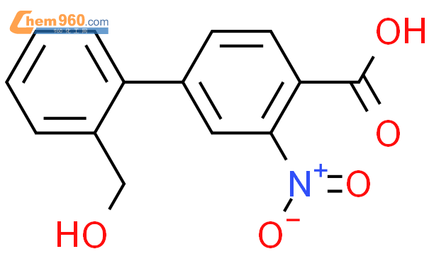 1262005-47-9,4-[2-(hydroxymethyl)phenyl]-2-nitrobenzoic Acid化学式、结构式、分子式 ...