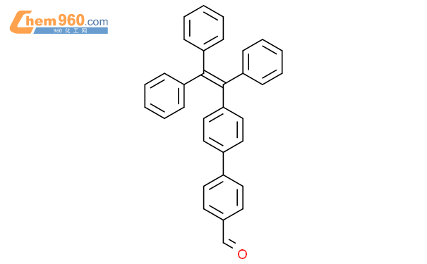[1-(4-甲醛基联苯基)-1,2,2-三苯基]乙烯结构式图片|1262331-04-3结构式图片