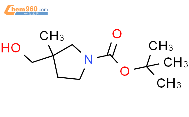 tert-butyl 3-(hydroxymethyl)-3-methylpyrrolidine-1-carboxylate