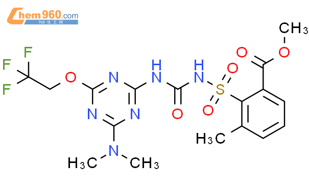 2-[4-二甲胺基-6-(2,2,2-三氟乙氧基)-1,3,5-三嗪-2-基氨基甲酰氨基磺酰基]-3-甲基苯甲酸甲酯